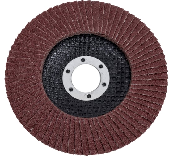 Диск шлифовальный лепестковый торцевой КЛТ-1 (прямой) (5/200) 125x22.2 мм, зерно 80 Gramex 006595 1