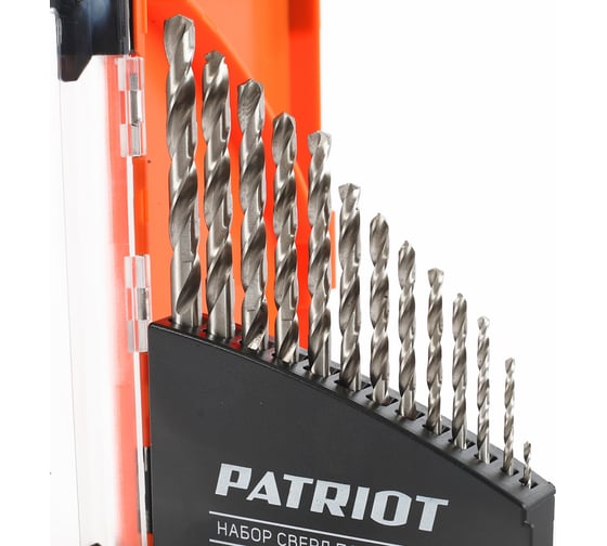 Набор сверл по металлу HSS (1.5-6.5 мм; 13 шт.) PATRIOT 815010104