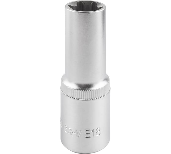 Головка E-типа удлиненная (E18; 1/2") AV Steel AV-523218 1