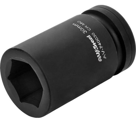 Головка ударная шестигранная (30 мм; 1DR) AV Steel AV-740030