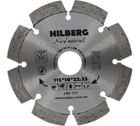 Диск алмазный отрезной Hard Materials Лазер (115х22.2 мм) Hilberg HM101
