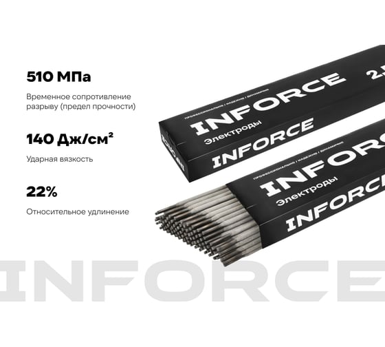 Электроды УОНИ 13/55 (3 мм; 2,5 кг; НАКС) Inforce IWET-3025U-55