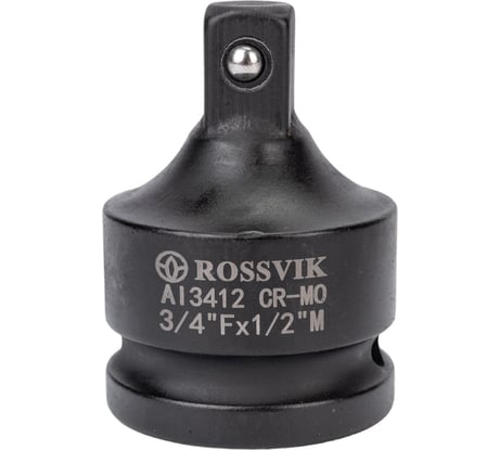 Переходник ударный 3/4F - 1/2M ROSSVIK AI3412