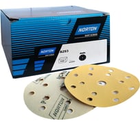 Диск шлифовальный A293 (100 шт; 150 мм; P220; 15 отверстий) NORTON 78072710212