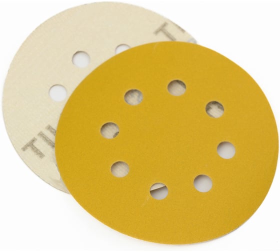 Абразивный круг TILFLEX  125 mm P600 8 отв. на липучке (100 шт. в коробке) TL30-600/100