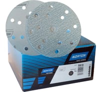 Диск шлифовальный A975 (100 шт; 150 мм; P240; 15 отверстий) NORTON 66254477885