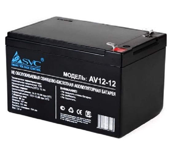 Батарея аккумуляторная SVC VP1212 1