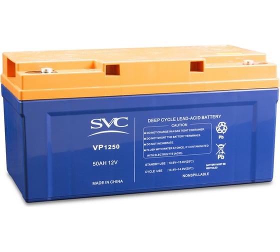 Батарея аккумуляторная SVC VP1250