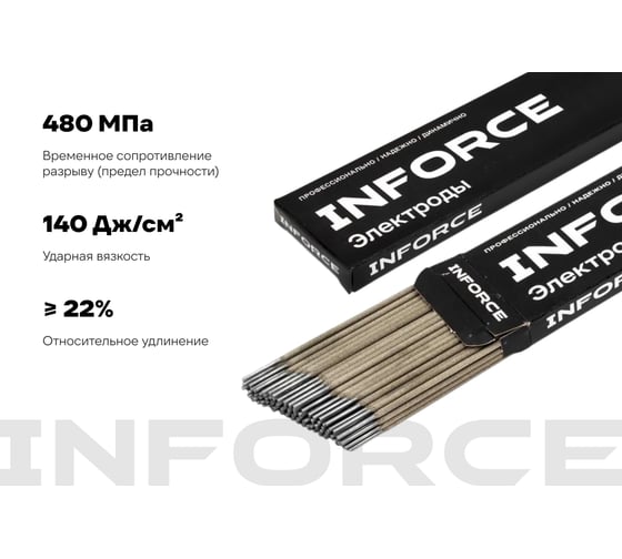 Электроды 46.00 (2 мм; 1 кг) Inforce IWET-2010O-46