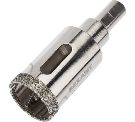 Коронка алмазная 25 мм с центровочным сверлом REXANT 92-0008