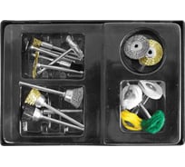 Набор корщеток и шарошек 17 шт FIT IT 36491