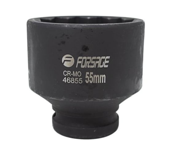 Головка ударная 12-гранная 55 мм, 3/4" 48260 Forsage F-46855(48260)