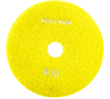 Круг алмазный гибкий шлифовальный АГШК WHITE NEW (125x2.5 мм; Р400) TECH-NICK 128.120.6753
