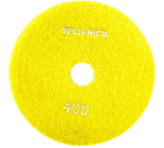 Круг алмазный гибкий шлифовальный АГШК WHITE NEW (125x2.5 мм; Р400) TECH-NICK 128.120.6753 1