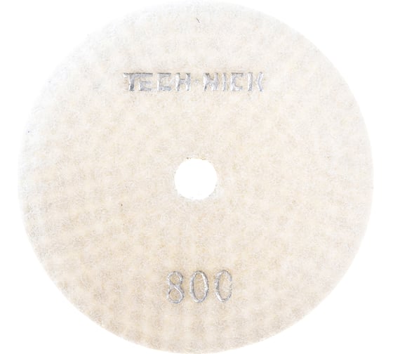 Круг алмазный гибкий шлифовальный АГШК WHITE NEW (100x2.5 мм; Р800) TECH-NICK 128.120.6746