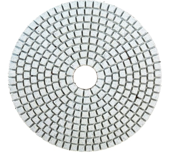 Круг алмазный гибкий шлифовальный АГШК WHITE NEW (125x2.5 мм; Р100) TECH-NICK 128.120.6751