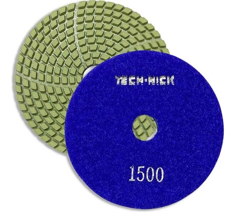 Круг алмазный гибкий шлифовальный АГШК GABBRO (100x2.5 мм; Р1500) TECH-NICK 128.120.6731