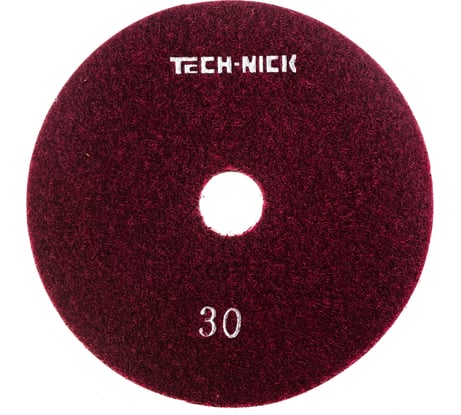 Круг алмазный гибкий шлифовальный АГШК WHITE NEW (125x2.5 мм; Р30) TECH-NICK 128.120.6749