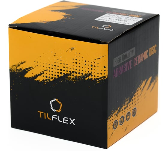 Абразивный круг TILFLEX  CERAMIC 125 mm P500 8 отв. на липучке (100 шт. в коробке) TL29-500/100