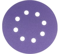 Абразивный круг CERAMIC 125 мм, P180, 8 отв., на липучке, 10 шт TILFLEX TL29-180/10