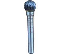 Бор-фреза твердосплавная сферическая D 12/6 Х-насечка РМТ D1210.8M06X-55
