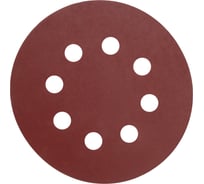 Круг шлифовальный на липучке, дерево/металл 125 мм, Р600, 25 шт МАНКОР 125.Р600.LWM25