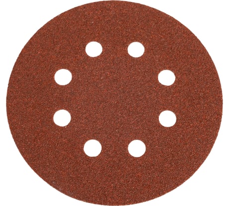 Круг шлифовальный на липучке, дерево 125 мм, Р100, 25 шт МАНКОР 125.Р100.LW25