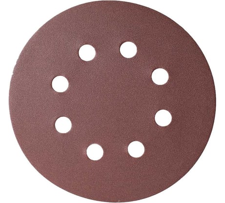 Круг шлифовальный на липучке, дерево 125 мм, Р600, 25 шт МАНКОР 125.Р600.LW25