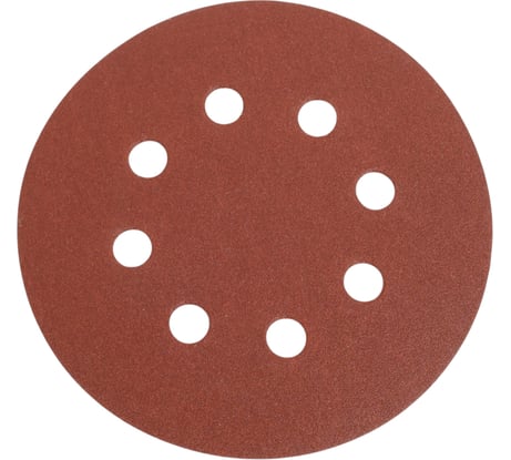 Круг шлифовальный на липучке, дерево 125 мм, Р320, 25 шт МАНКОР 125.Р320.LW25