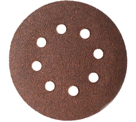 Круг шлифовальный на липучке, дерево 125 мм, Р180, 25 шт МАНКОР 125.Р180.LW25