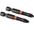 Набор бит IMPACT PH2, 50 мм, 2 шт vertextools IP-PH2-50-2 3