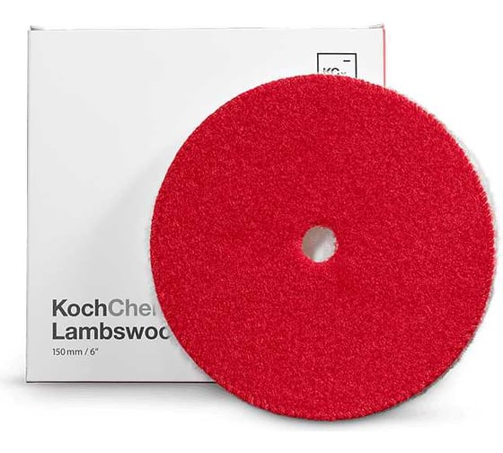 Полировальный круг из натуральной овчины Lambswool-Pad short for eccentric Polishers 9998214 Koch Chemie 054141