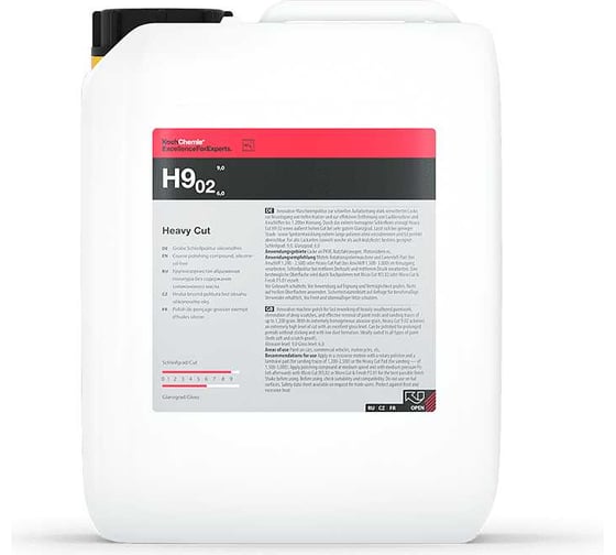 Абразивная полировальная паста для твердых лаков HEAVY CUT H9.02 (5 л) 458005 Koch Chemie 054008