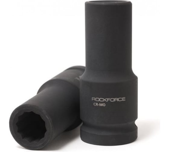 Головка ударная глубокая 40 мм, 3/4"DR, 12-гранная Rockforce RF-46810040(29402)