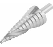 Сверло ступенчатое по металлу 6-30 мм, HSS, спиральный профиль, 13 ступеней КУРС 36368