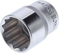 Головка торцевая 24 мм, 1/2"DR, 12-гранная, L=40 мм Rockforce RF-54924(11707)