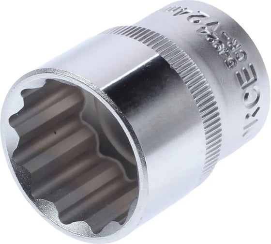 Головка торцевая 24 мм, 1/2"DR, 12-гранная, L=40 мм Rockforce RF-54924(11707) 1