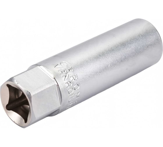 Головка свечная 12-гранная тонкостенная с магнитом (14 мм; 3/8") AV Steel AV-512714