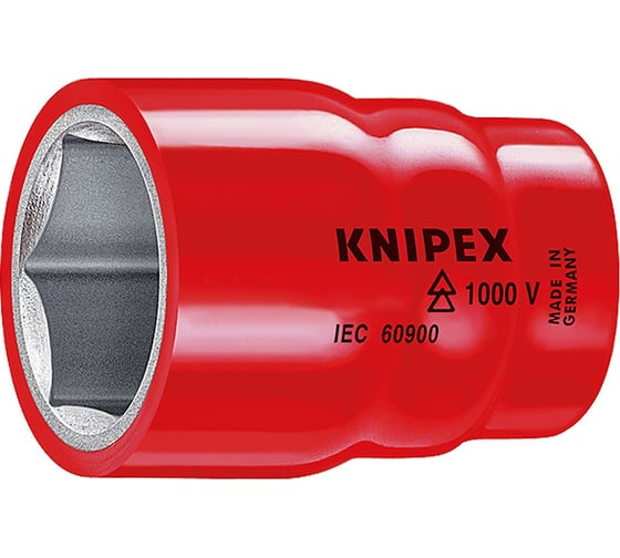 Головка торцевая шестигранная диэлектрическая (3/8"; 14 мм; 1000 V) Knipex KN-983714