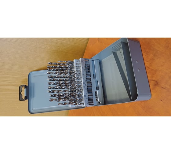 Набор сверл DIN 338 HSS-G 1.0-5.9 мм, 50 шт GSR B08343400