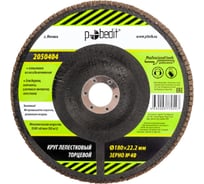 Круг лепестковый торцевой 180x22.2 мм, Р40 Pobedit 2050404