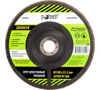 Круг лепестковый торцевой 180x22.2 мм, Р100 Pobedit 2050410
