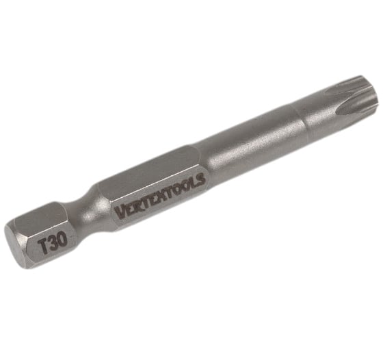 Набор бит T30х50 10 шт. Vertextools БТ-T30-50
