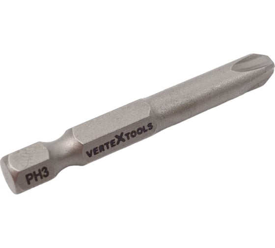 Набор бит PH3х50 10 шт. Vertextools БТ-PH3-50