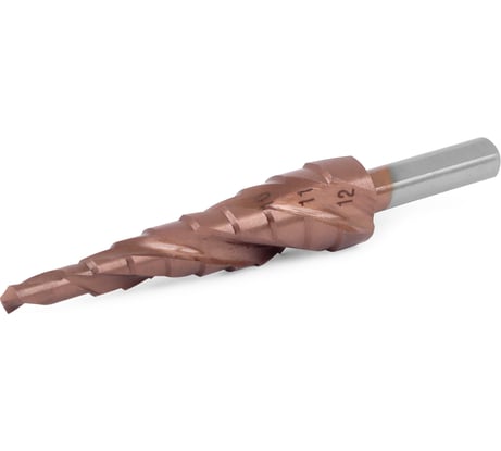 Сверло ступенчатое HSS CO (9 ступеней; 4-12 мм) MESSER 23-09-412