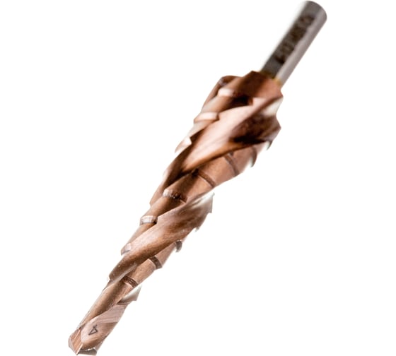 Сверло ступенчатое HSS CO (9 ступеней; 4-12 мм) MESSER 23-09-412