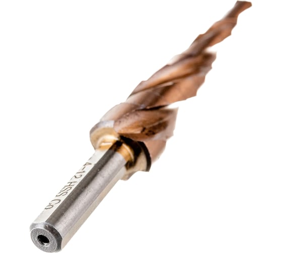 Сверло ступенчатое HSS CO (9 ступеней; 4-12 мм) MESSER 23-09-412