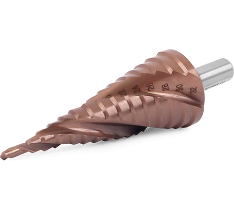 Сверло ступенчатое HSS CO (15 ступеней; 4-32 мм) MESSER 23-15-432