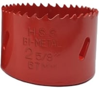 Коронка биметаллическая 67 мм, глубина сверления 38 мм GREPP 207-38067