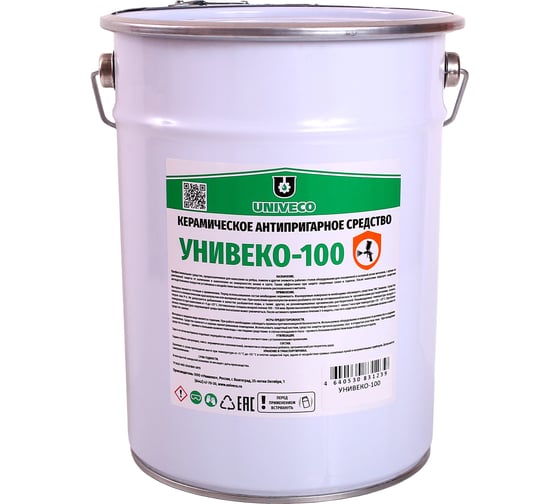 Керамическое антипригарное средство УНИВЕКО -100 5 литров (8 кг) 4620002841713